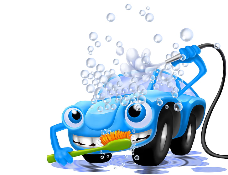 Cartoon Soap Bubble Clip Art, studio shot, witty, selfservice, wash Free HD Wallpaper