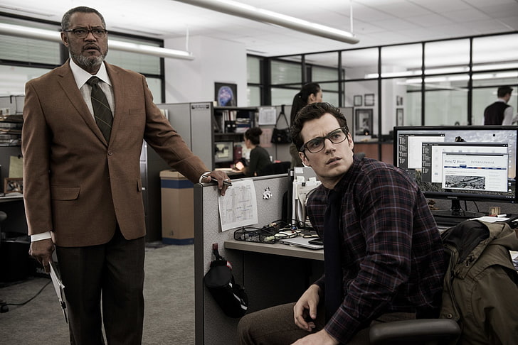 clark kent, laurence fishburne, superman, perry white