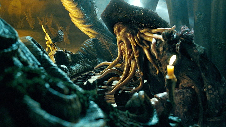 davy jones, pirates of the caribbean, pirates of the caribbean dead mans chest Free HD Wallpaper