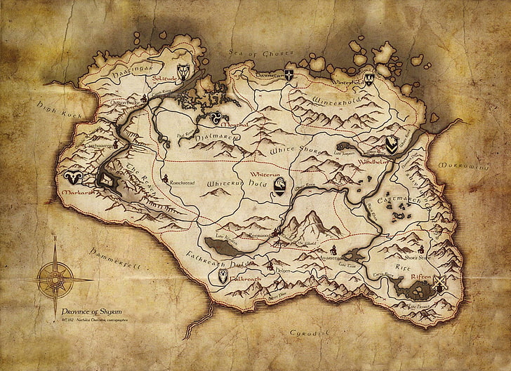 Elder Scrolls Online Map, human representation, cartography, travel, indoors