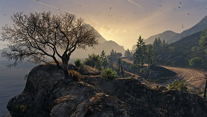 GTA 5 PC Screenshots, ps4, gta v, gta 5, grand theft auto Free HD Wallpaper