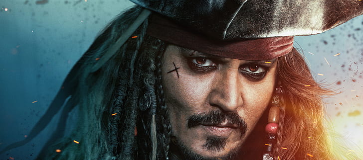 Jack Sparrow Dead Men Tell Tales, johnny depp, pirates of the caribbean dead men tell no tales, captain jack sparrow