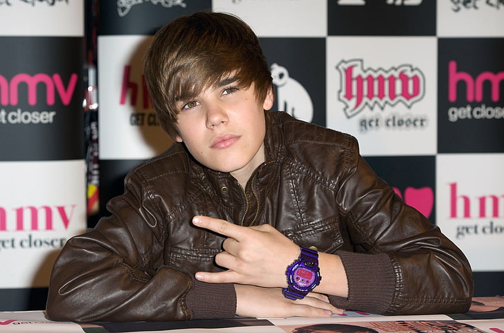 Justin Bieber White, people, text, innocence, caucasian ethnicity Free HD Wallpaper