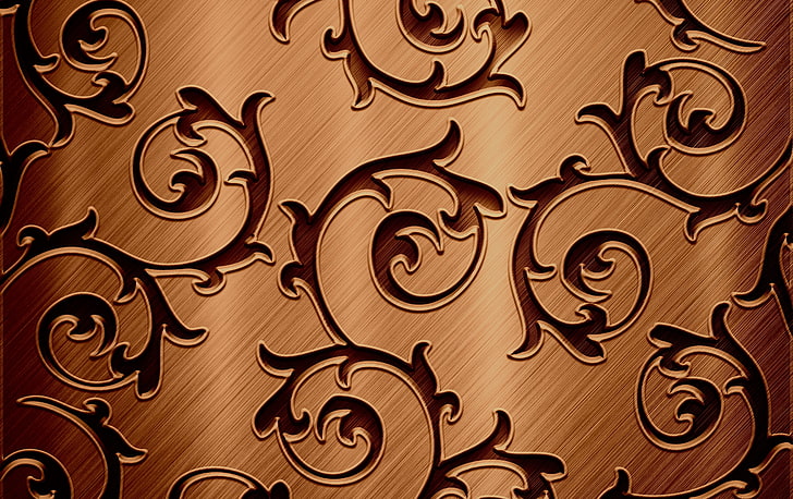 Large Wood Carvings, indoors, closeup, curve, retro styled Free HD Wallpaper