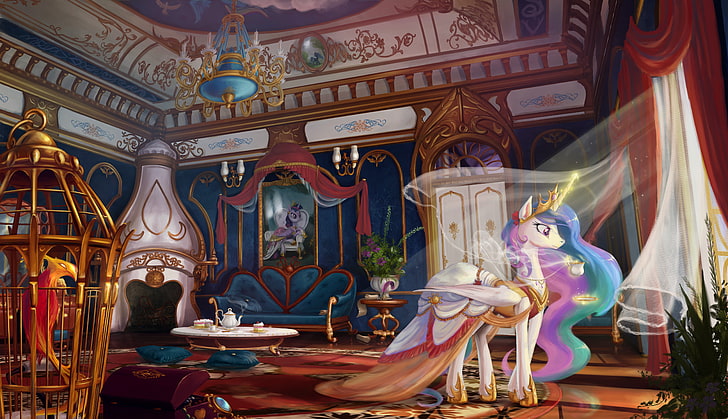 My Little Pony Princess Luna Nightmare Moon, religion, sculpture, no people, amusement park Free HD Wallpaper