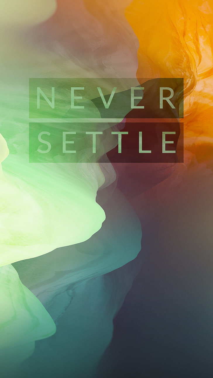 Never Settle Logo, copy space, lens flare, internet, technology Free HD Wallpaper