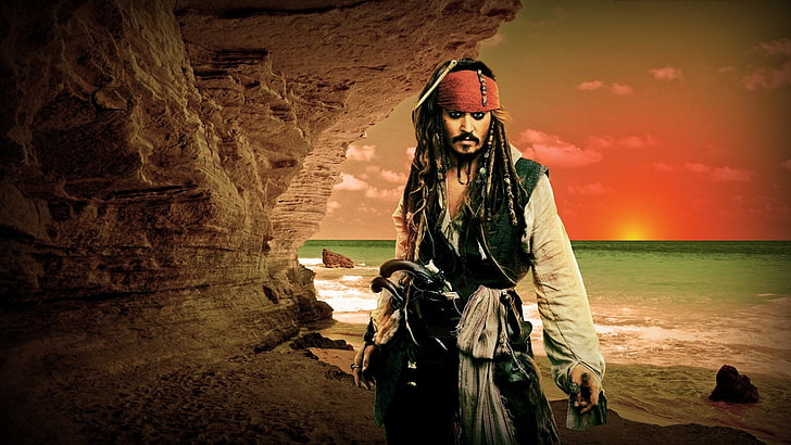 Pirate Caribbean Characters, danger, pirates of the caribbean, rock  object, leisure activity Free HD Wallpaper