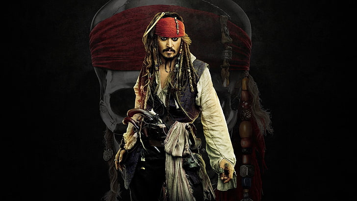 Pirates of the Caribbean Movies, headwear, captain, clothing, people Free HD Wallpaper