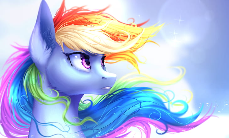 Rainbow Dash Clothes, my little pony, rainbow dash Free HD Wallpaper