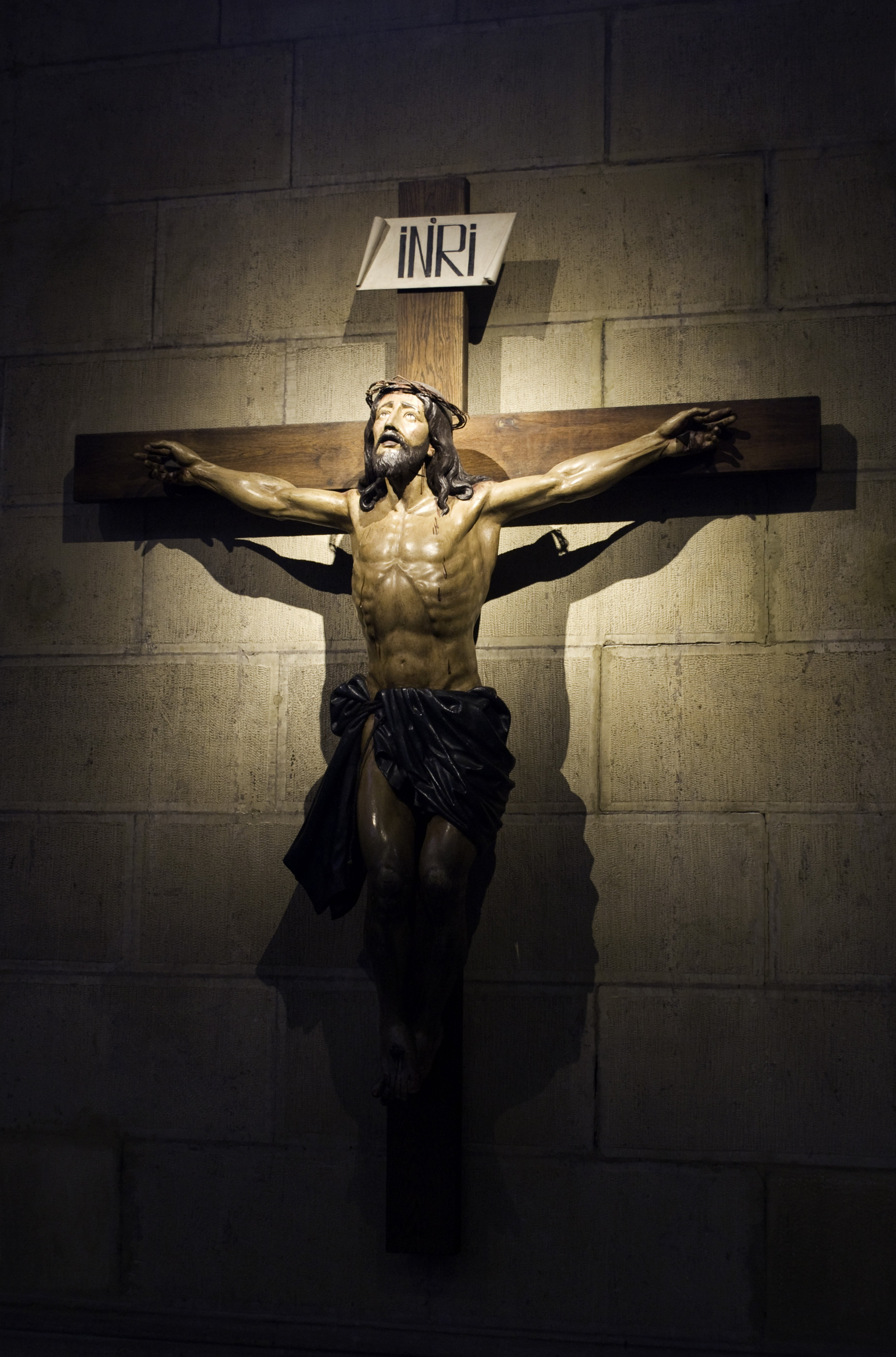 Roman Catholic Cross, creativity, text, full length, crucifixion