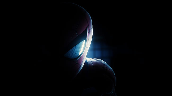 Spider-Man Half Mask, half, mask, spiderman Free HD Wallpaper