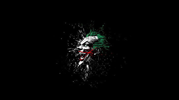 The Dark Knight, batman, black, green, joker Free HD Wallpaper