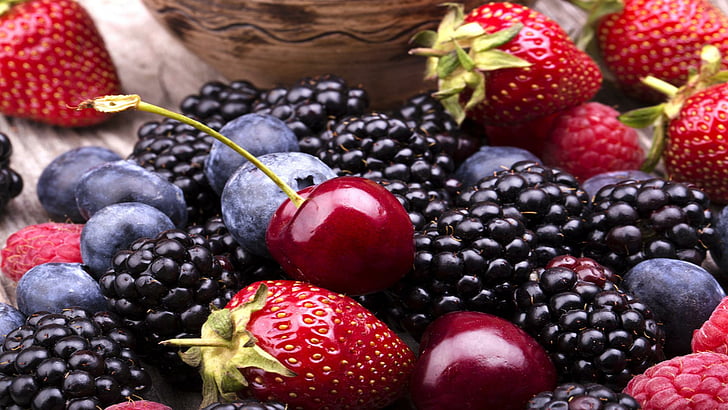 Tropical Fruits, garden, closeup, delicious, berries Free HD Wallpaper