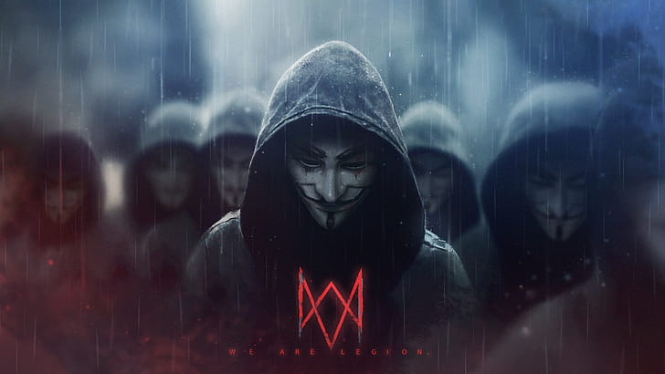 Watch Dogs Legion, dogs, watchdogs, anonymous, people, Free HD Wallpaper