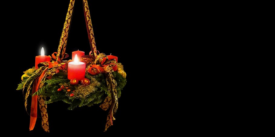 Advent Celebration, no people, indoors, studio shot, candles Free HD Wallpaper