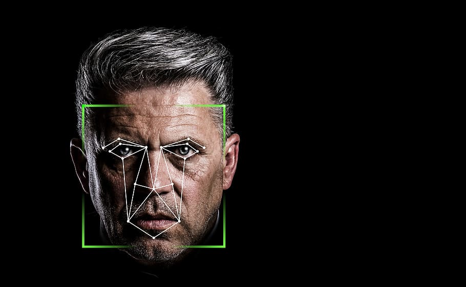 Biometrics Face Recognition, dark, identity, identify, facial Free HD Wallpaper