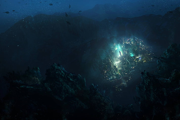 BioShock Burial at Sea, blue, palau, travel, landscape Free HD Wallpaper