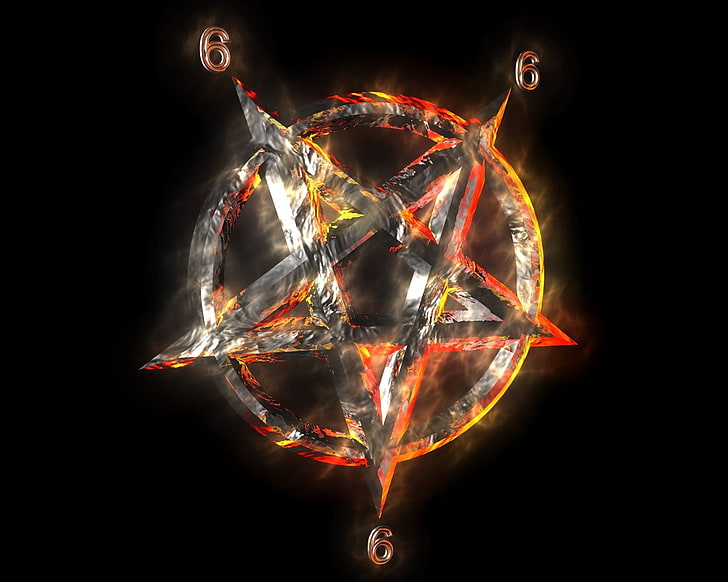 Black Pentagram, motion, healthcare and medicine, water, copy space Free HD Wallpaper