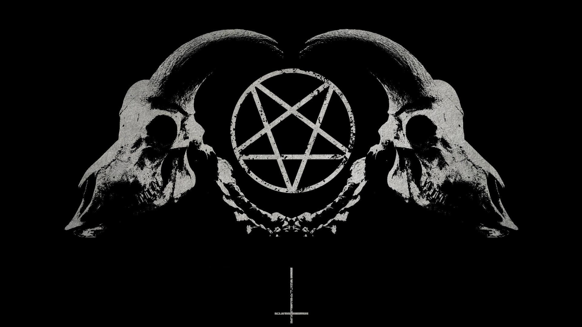 Demonic Cross Symbols, Satan, satan, demon, skull