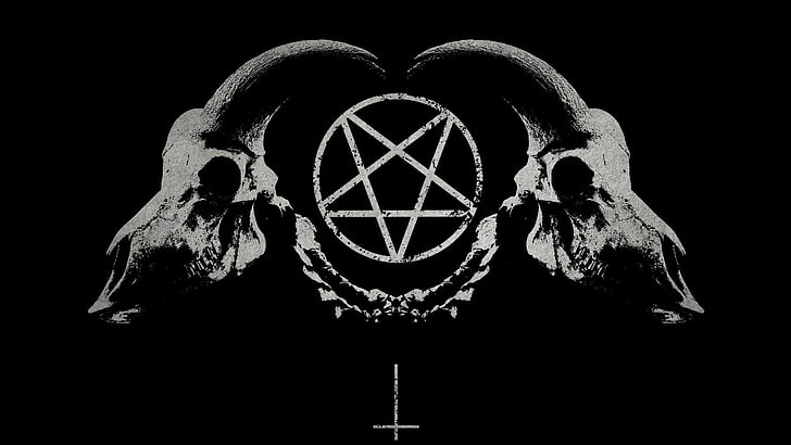 Demonic Cross Symbols, Satan, satan, demon, skull