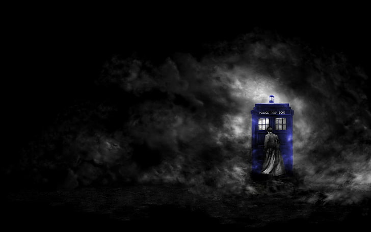 Doctor Who Time Machine, auto post production filter, land vehicle, outdoors, communication Free HD Wallpaper