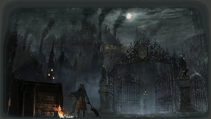 Dungeon Concept Art, bloodborne, religion, building, history Free HD Wallpaper