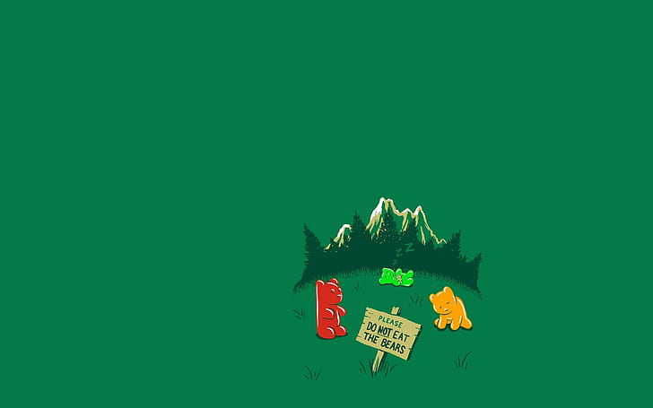 funny, gummy, bears, Gummy Free HD Wallpaper