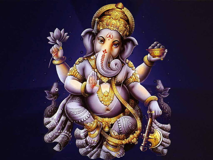 Ganesha Art, representation, belief, vinayagar, art and craft Free HD Wallpaper