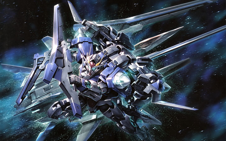 Gundam 00 Art, star  space, no people, gundam, astronomy Free HD Wallpaper