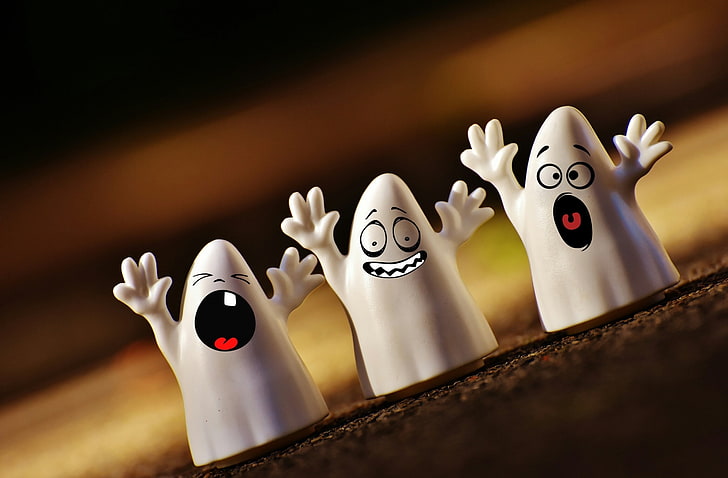 Halloween Office Desk Decorations, table, cute, human representation, holiday Free HD Wallpaper