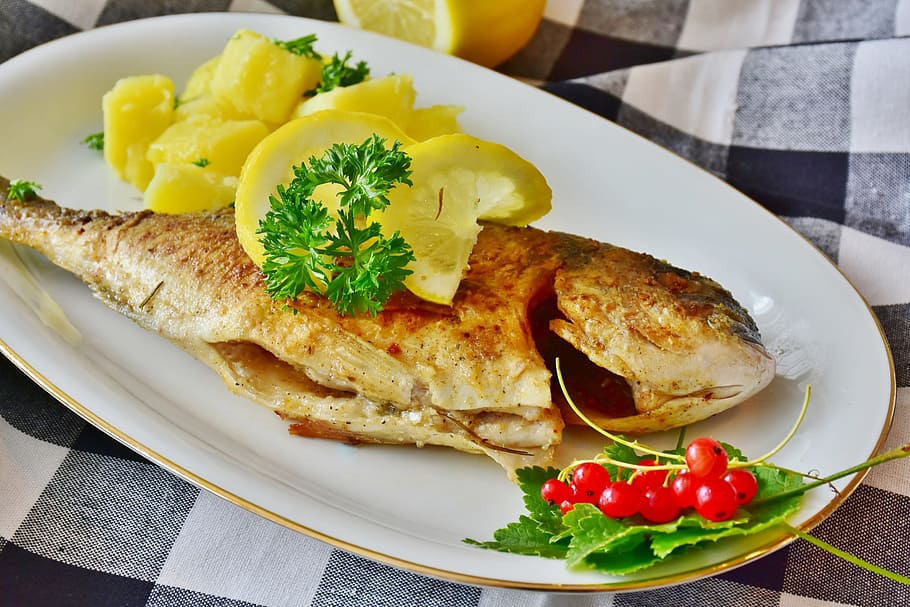 Homemade Fish Fry, indoors, no people, breakfast, vegetable Free HD Wallpaper