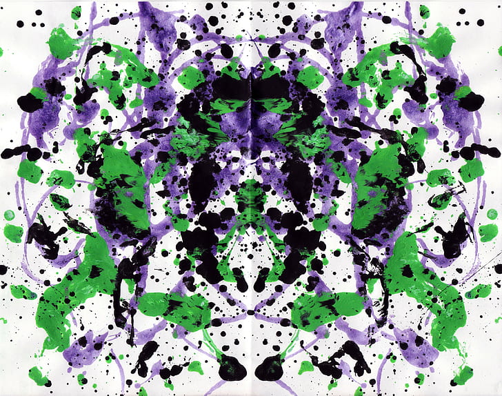 ink, Rorschach test, rorschach test, paint splatter Free HD Wallpaper