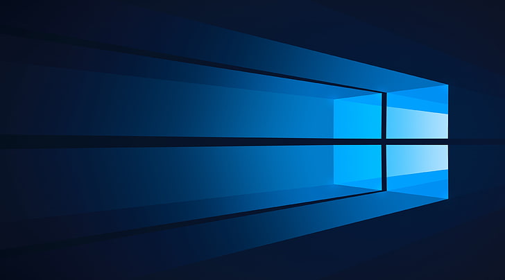 Microsoft Windows 10 Home Screen, pattern, directly below, glass  material, built structure Free HD Wallpaper