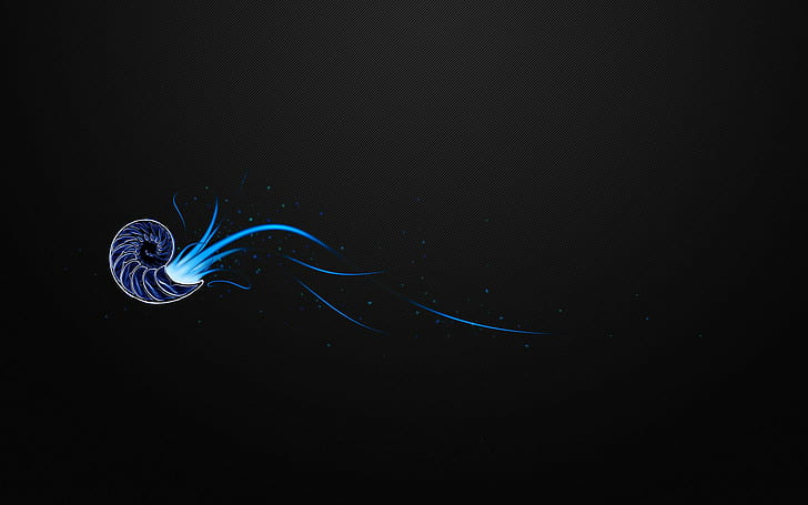 Nemo's Nautilus, nautilus, blue, art, blue art Free HD Wallpaper