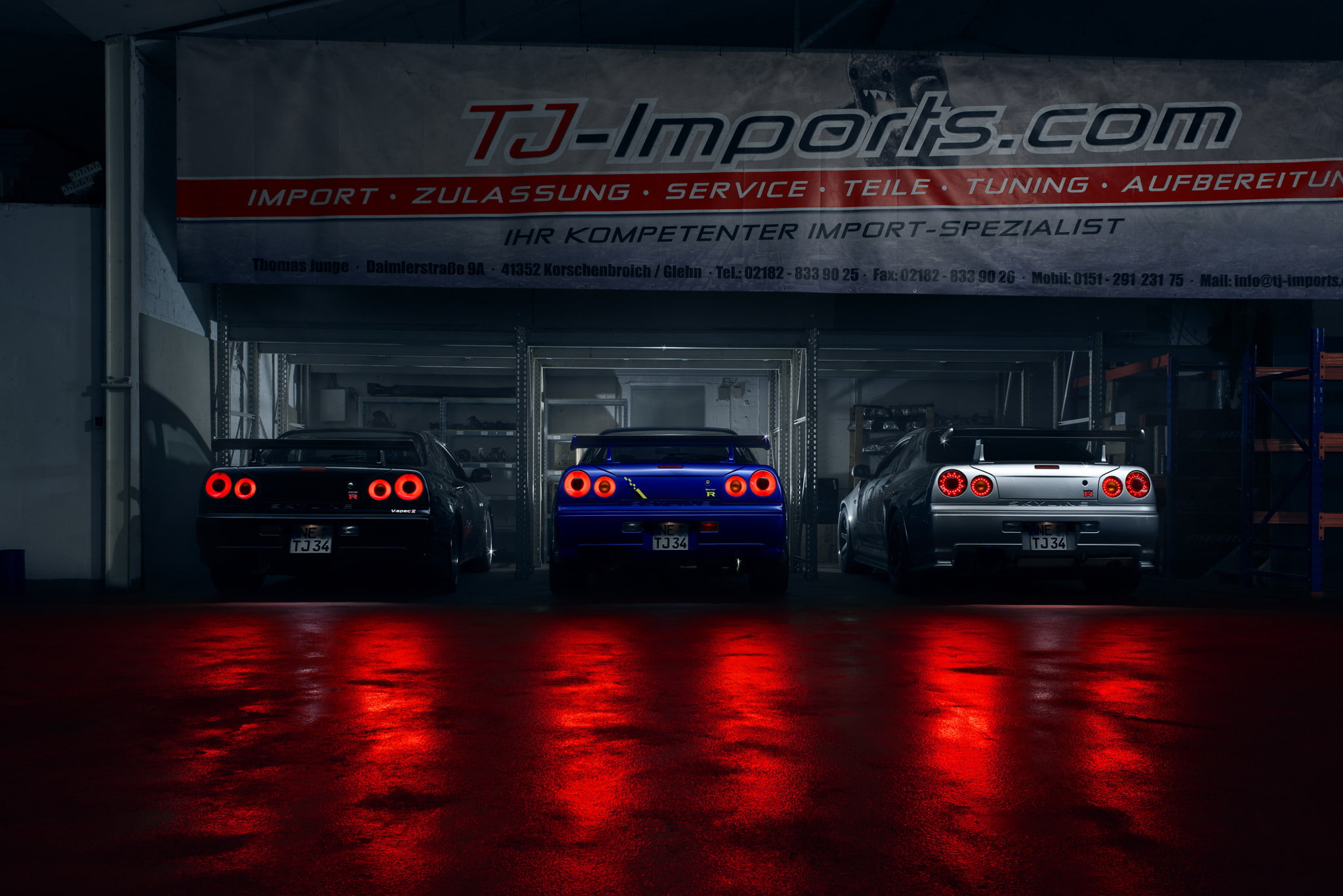 Nissan Skyline R34 Blue and Silver, mode of transportation, script, information sign, indoors