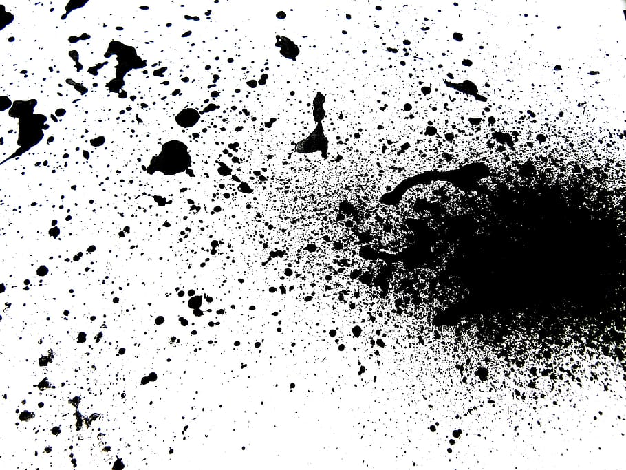 Paint Splatter Coloring Page, isolated, element, inkblot, spatter Free HD Wallpaper