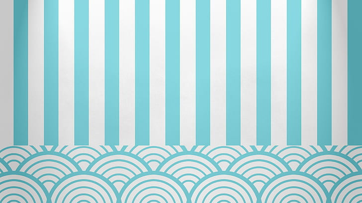 pattern, white, blue and white, blue Free HD Wallpaper