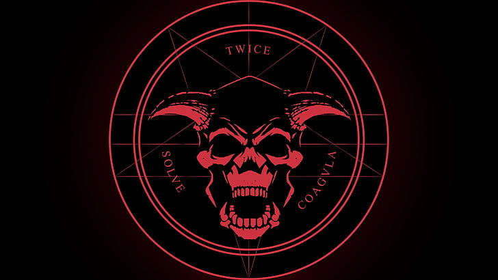 Satan Pentagram, spooky, twice, animal, circle Free HD Wallpaper