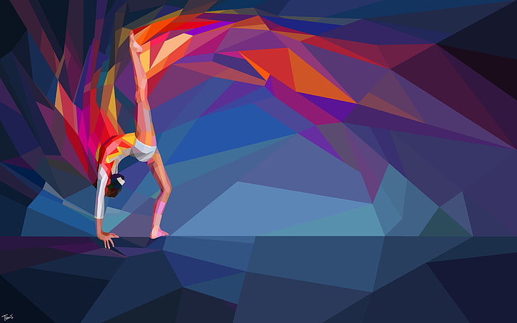 Soccer Graphic Design, design, vector, gymnast, shape Free HD Wallpaper