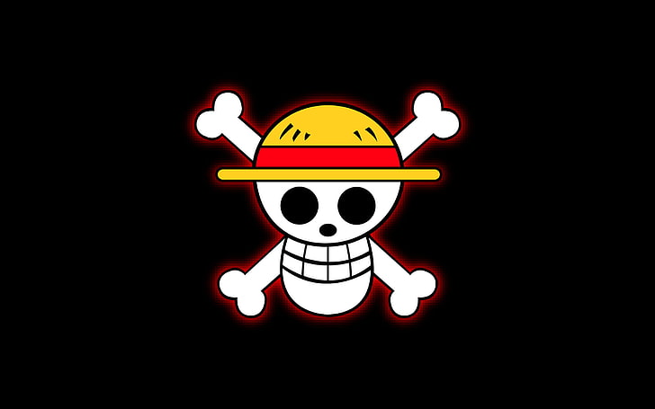 Straw Hat Pirate Flag, celebration, symbol, straw hat, studio shot