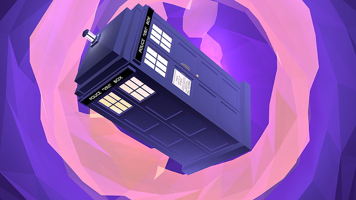 TARDIS JPEG, architecture, digital composite, design, reflection Free HD Wallpaper