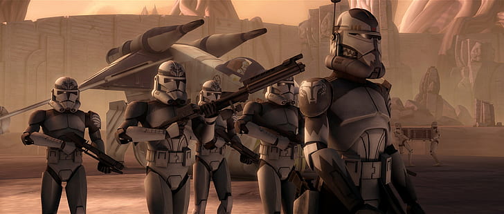 104th Clone Trooper Legion, art and craft, people, human representation, creativity Free HD Wallpaper