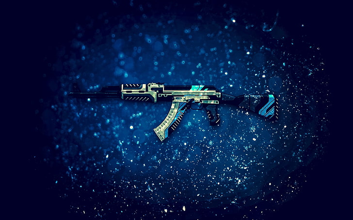 1920 X 1080 CS GO Skins, water, ammunition, flying, war Free HD Wallpaper