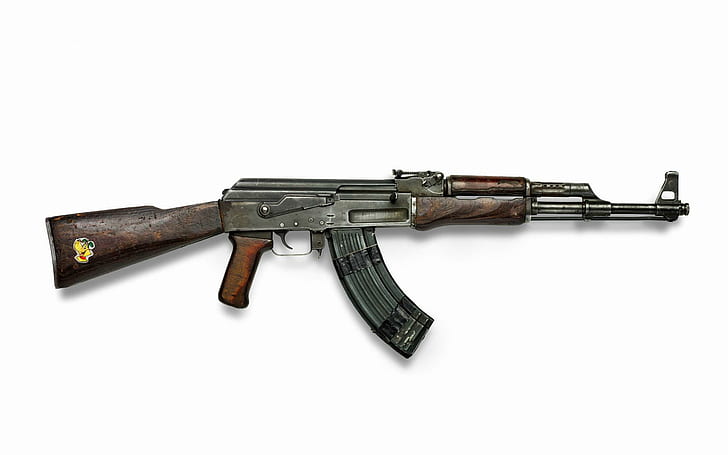 AK-47 Rifle, weapon,, 1920x1200,, ak47, black Free HD Wallpaper