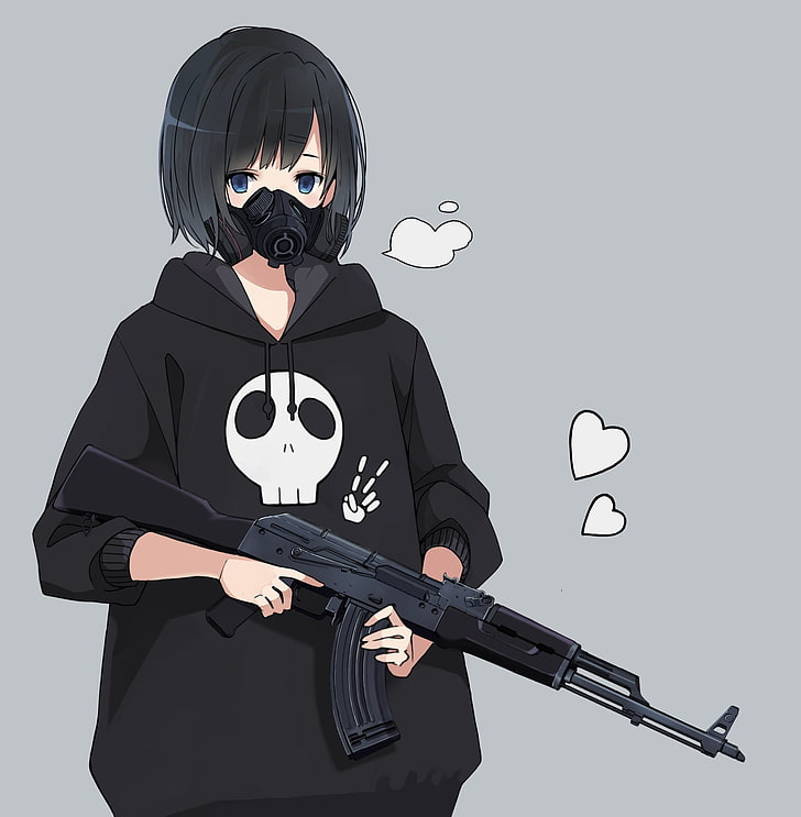 Black and White Anime Aesthetic, adult, event, occupation, dubstepgutter