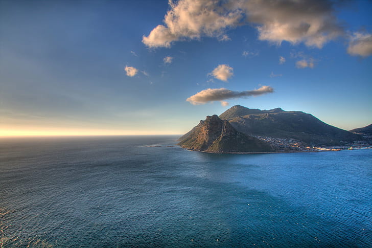 Cape Point South Africa Oceans, hout bay, peak  mountain, colourful, stunning Free HD Wallpaper