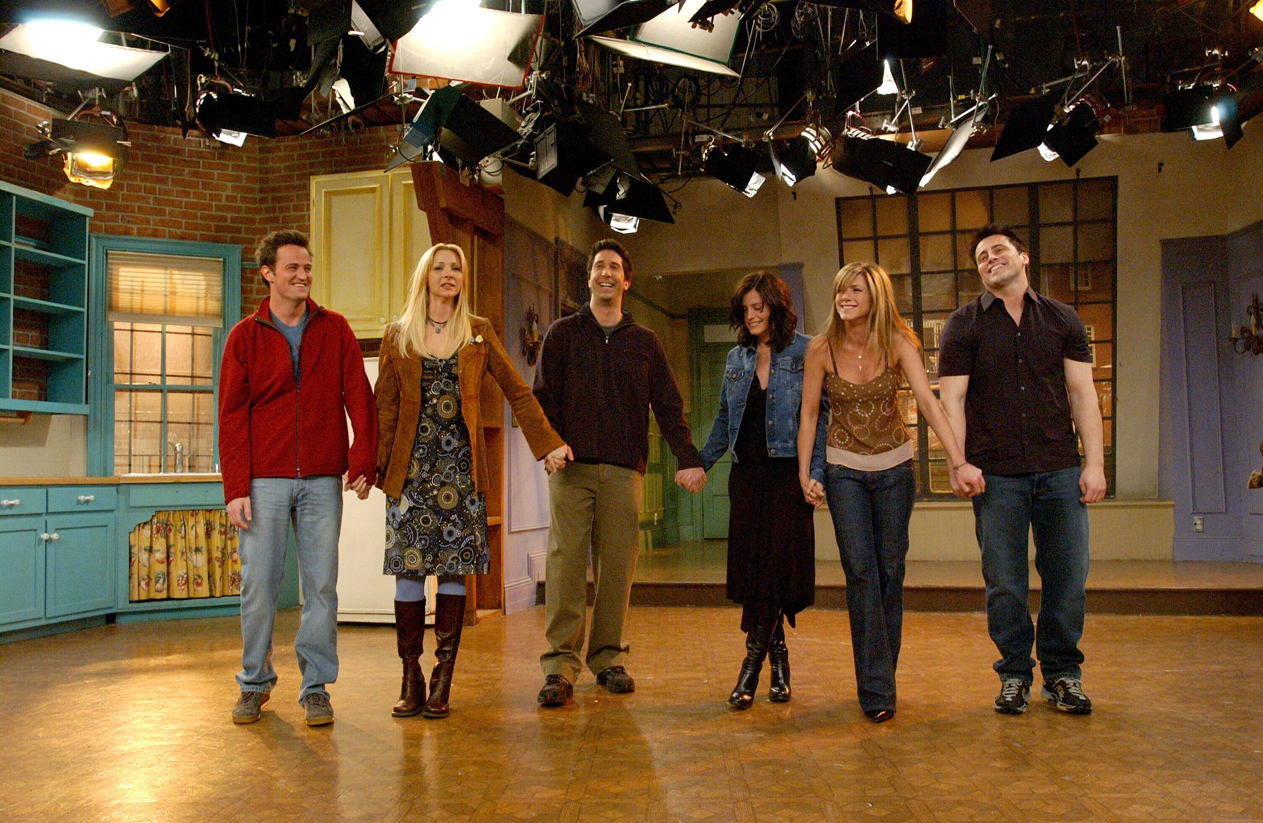 Friends Cast, leisure activity, standing, friends, adults only