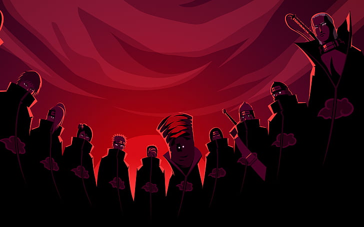 Gambar Itachi, konan naruto, deidara naruto, kakuzu naruto, akatsuki naruto Free HD Wallpaper