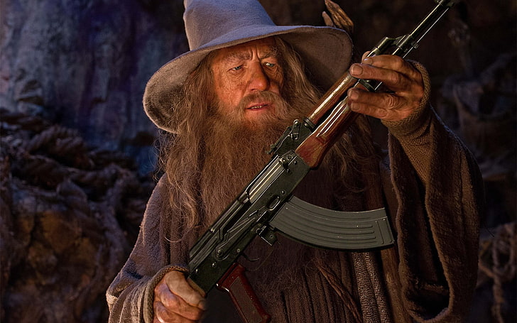 Gandalf Sax, hat, gandalf, men, musician Free HD Wallpaper