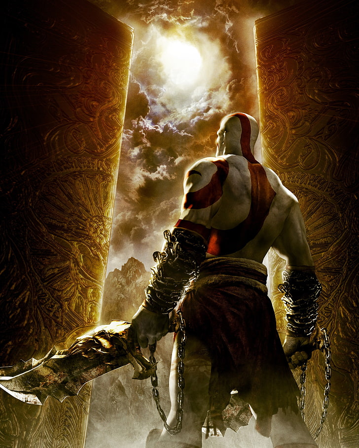 God of War PlayStation, digital composite, adult, celebration, god